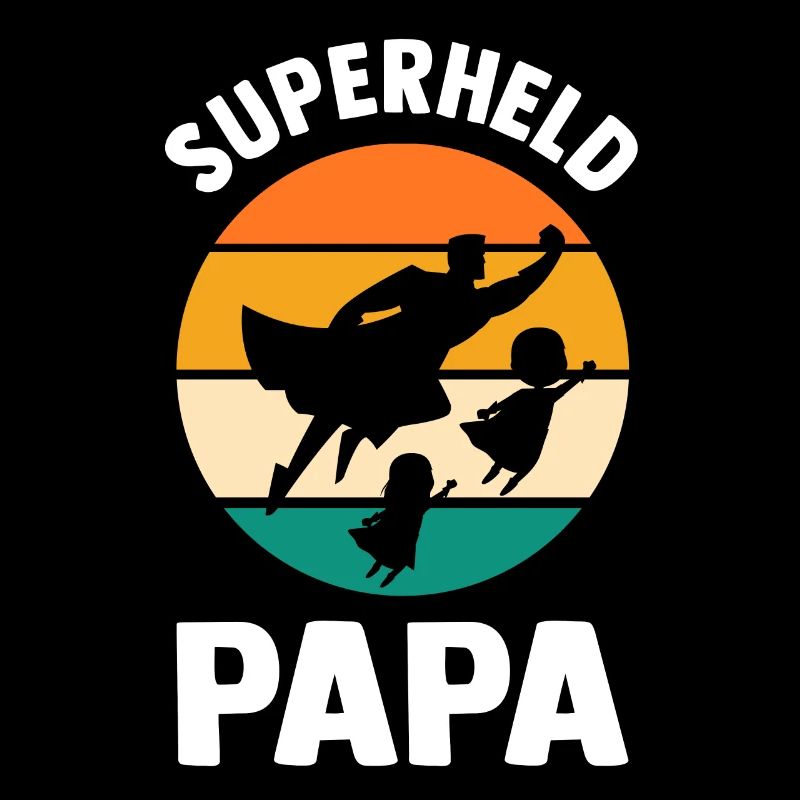 Vater Superheld Papa