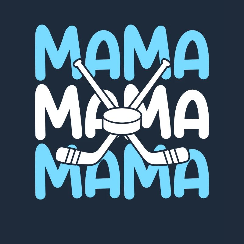 Eishockeyspieler Mama Mutter Eishockey