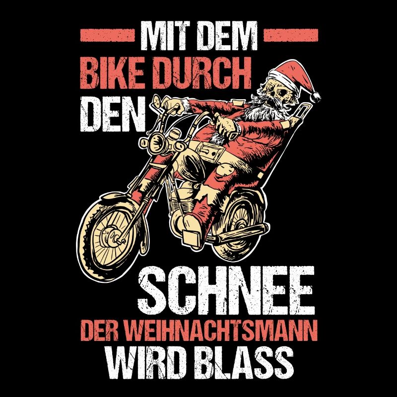 Weihnachten Motorrad Weihnachtsmann