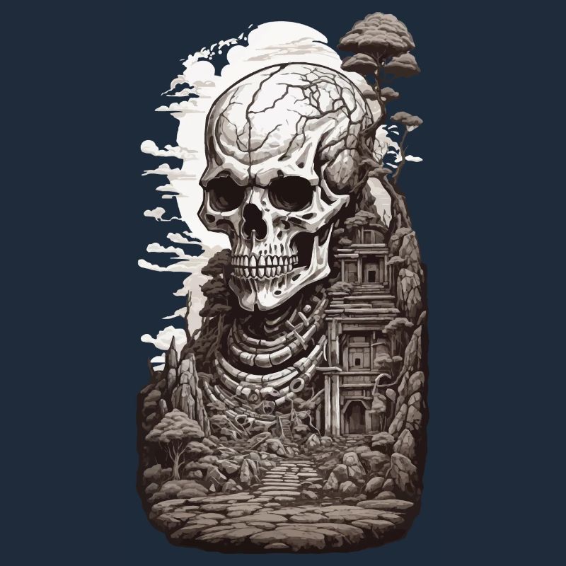 Occulte & Steampunk Conception esthétique du squelette géant