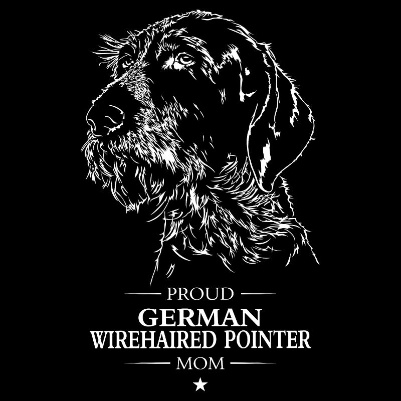 German Wirehaired Pointer Mom Dog Dog Wilsigns