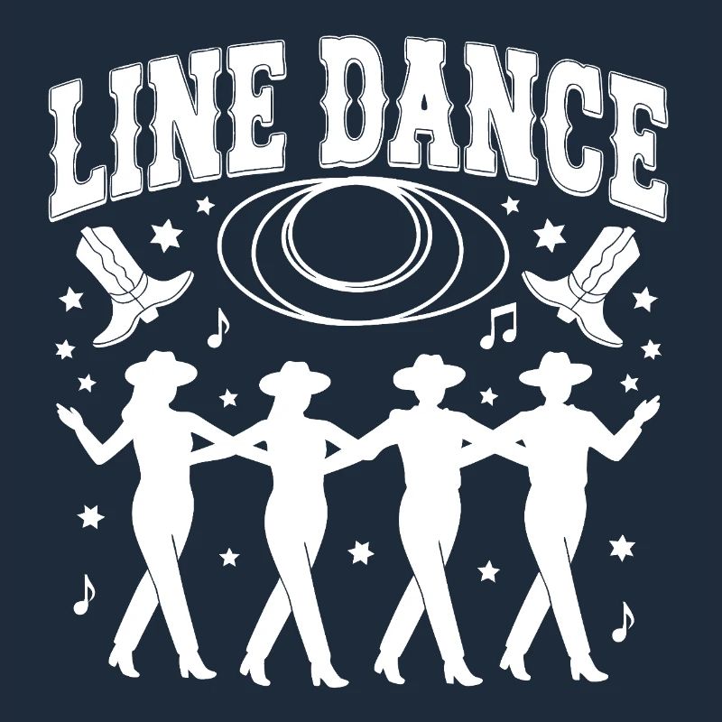 Line dancer in a row Line dancing my hobby