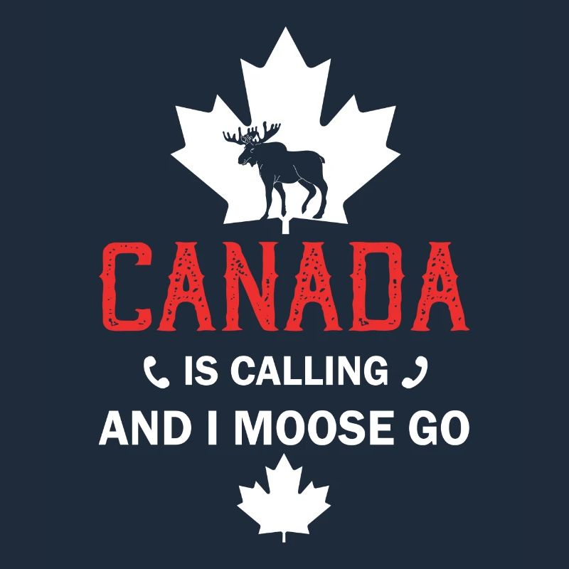 Orignal du Canada Drapeau canadien Feuille d’érable