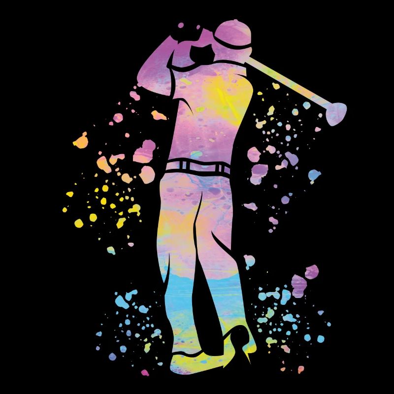 Golfer Colorsplash Kinder Miniaturgolf