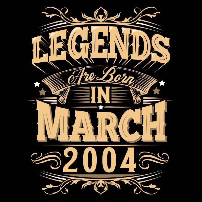 Légende de l’anniversaire de mars 2004