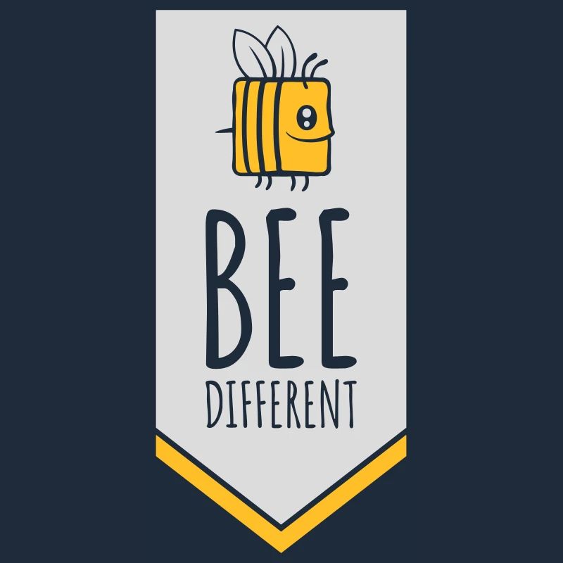 bee different Spruch Zitat