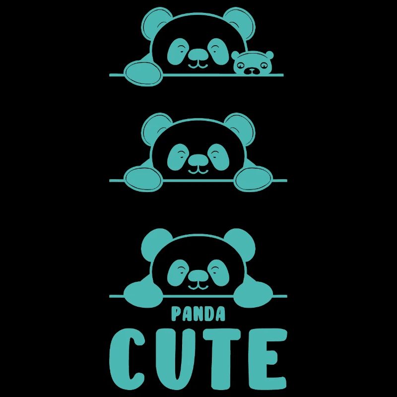 Panda Power Geschenk Bär Tier Geschenkidee