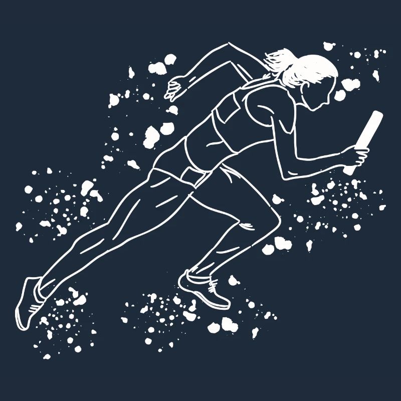 Coureur de relais, Course de relais, Course de relais, Course de relais