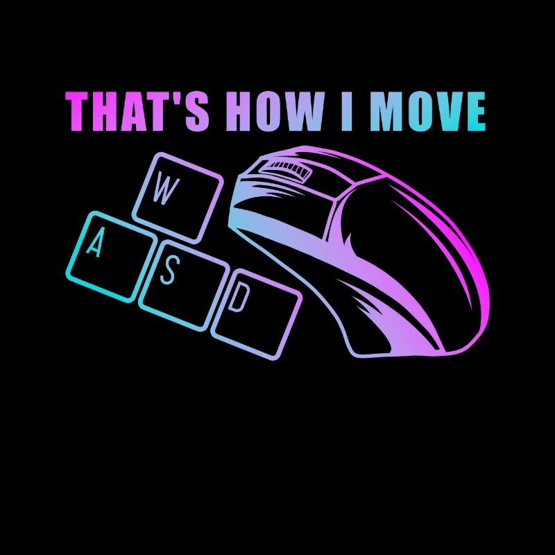 Computer lustiger PC Spruch Thats how i move