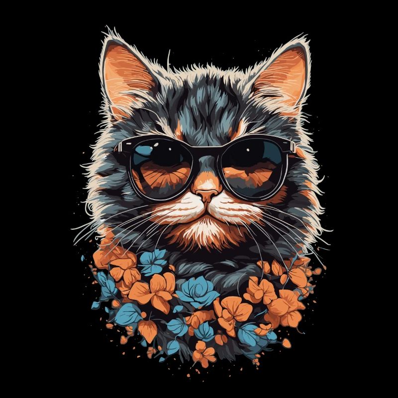 Cool cats mom stylish design with cat