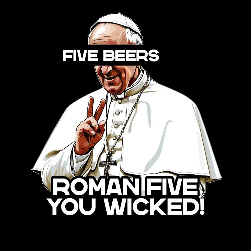 L’amateur de bière Pope commande cinq bières avec humour
