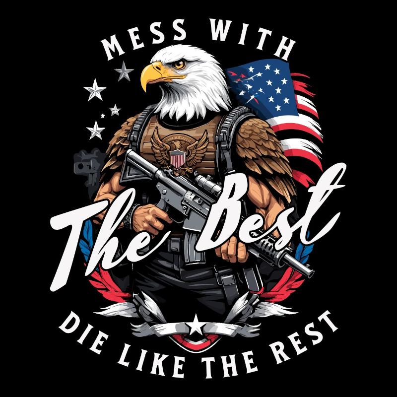 Mess With Best Funny Freedom Design 4. Juli