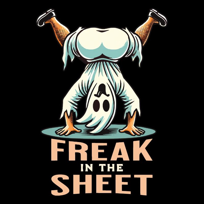 Freak In Sheet Drôle Ghost Design