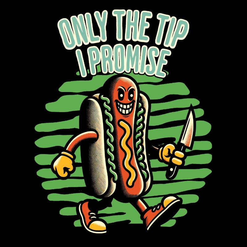 Hot-dog sarcastique disant Halloween drôle