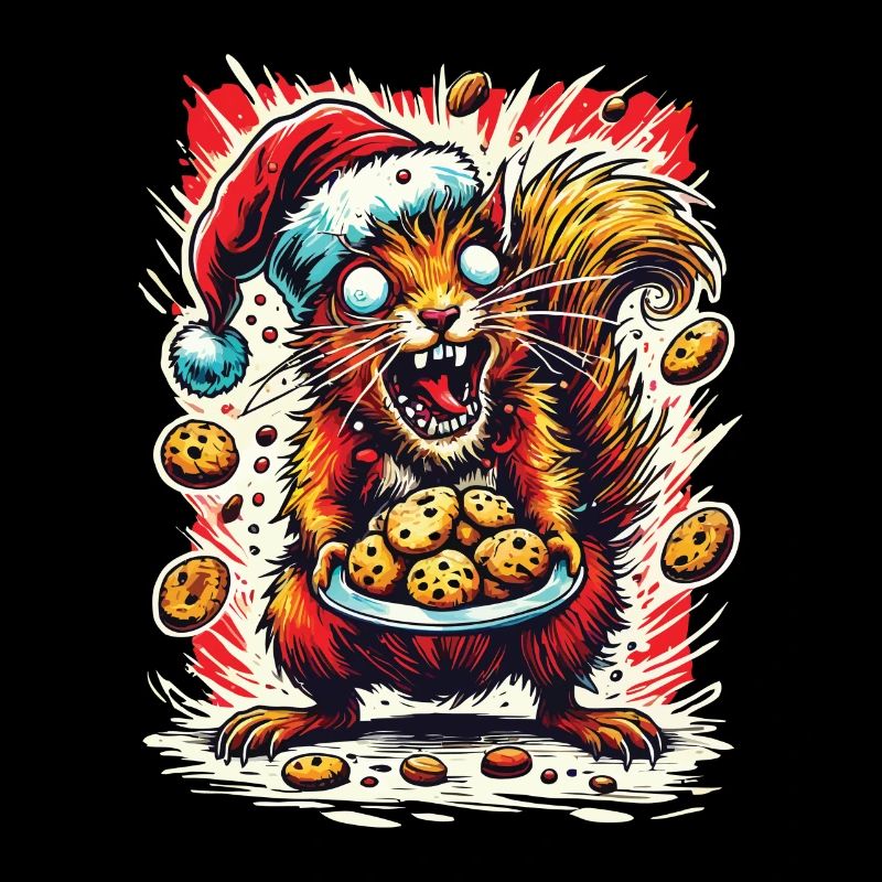 Weihnachtsstress Lustig Mama Eichhörnchen