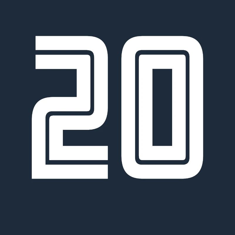Jersey number 20 – 20th anniversary gift