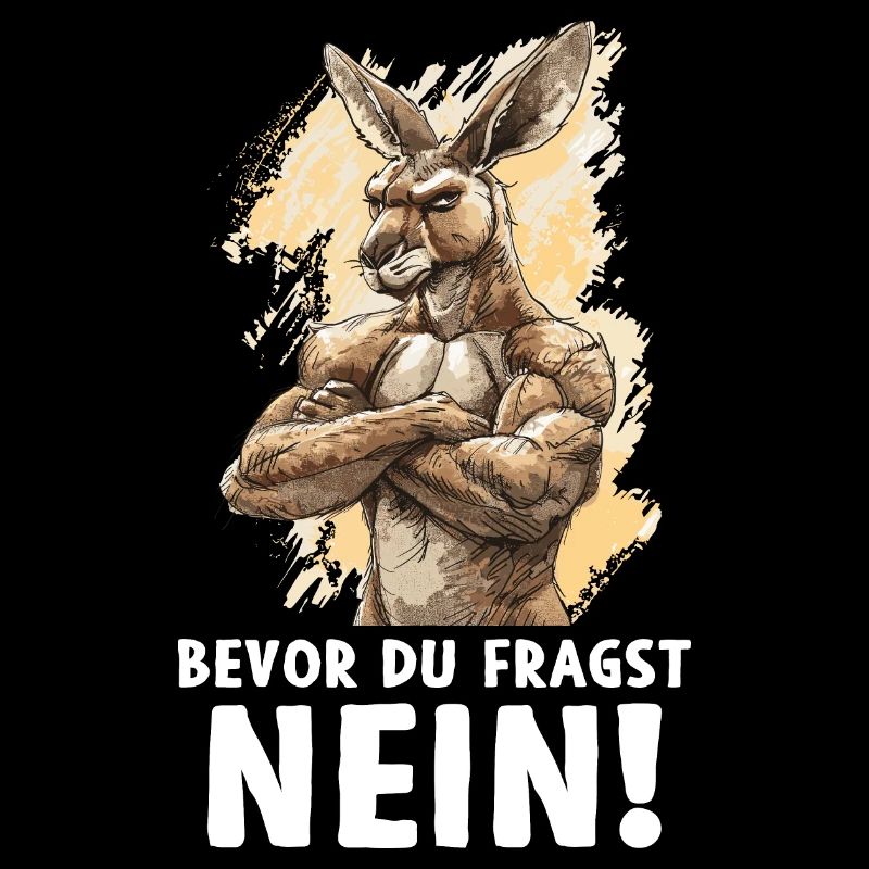 Känguru Beuteltier Kangaroo Bevor du fragst Nein