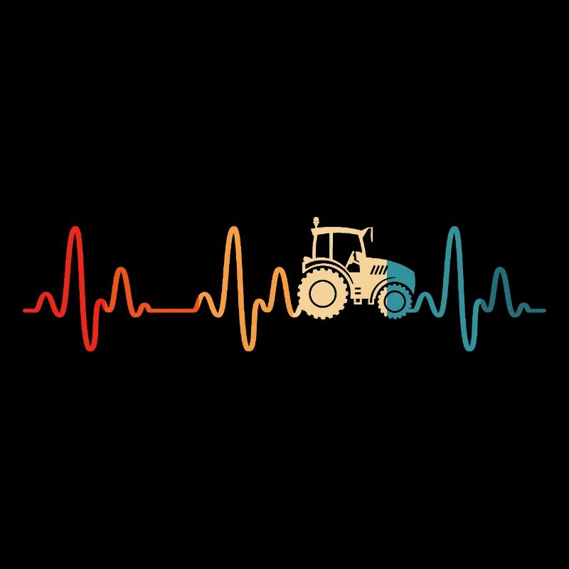 Farmer Tractor Retro Farmer Tractor