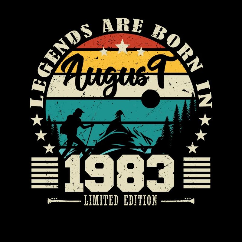 August 1983. Birthday gift August 1983. August