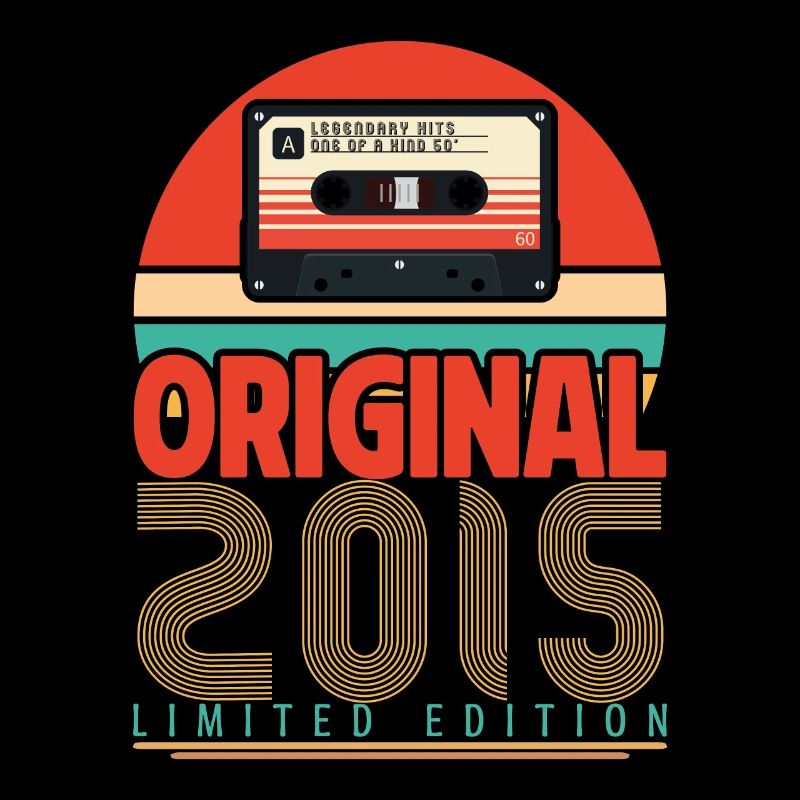 Vintage-Geburtstagsgeschenk 2015. Retro 2015.