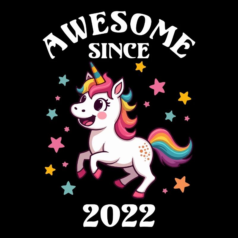Greatsince 2022 - Licorne d’anniversaire d’enfants
