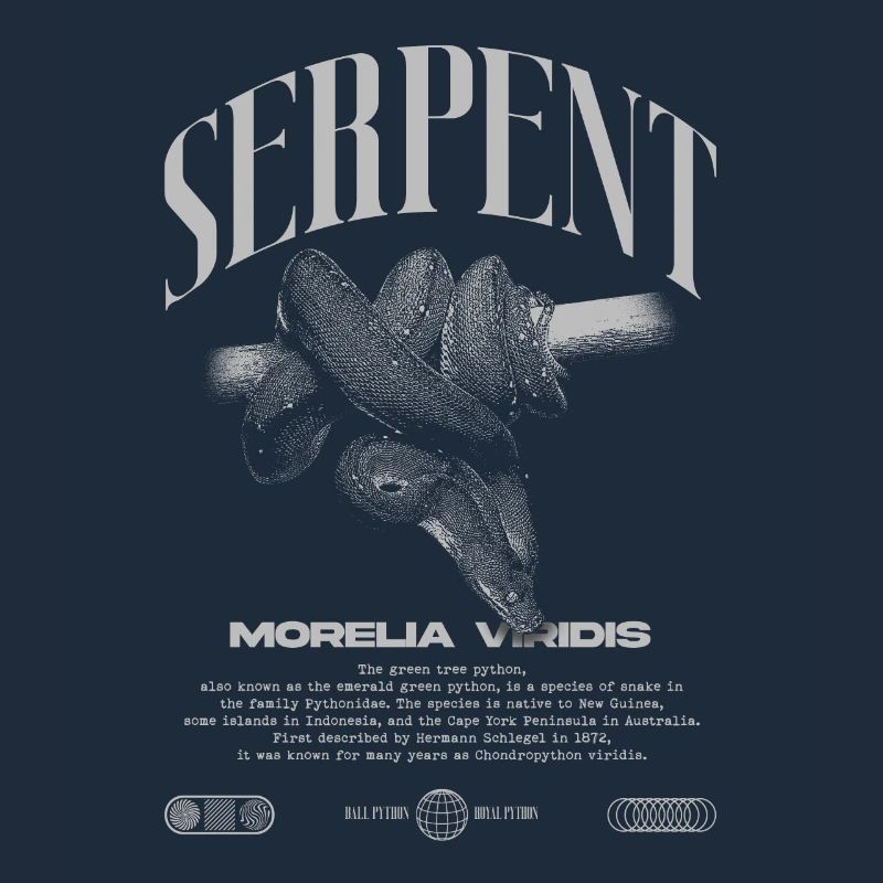 Green Tree Python Modern Reptile Keeper Streetwear