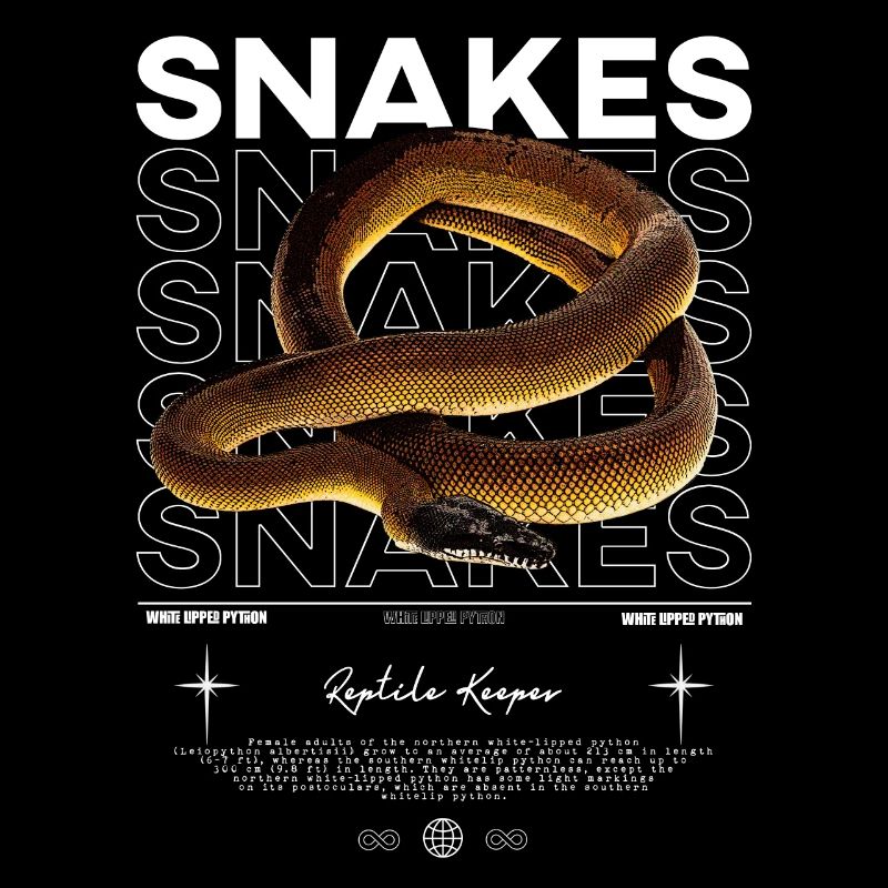 Weißlippige Python Moderner Reptilienhalter