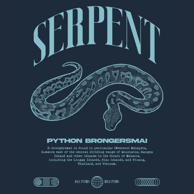 python de sang moderne reptile keeper streetwear