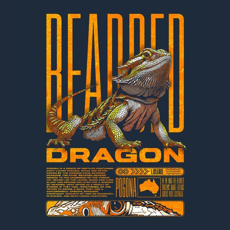 Bearded Dragon Reptile Keeper Beardie Lizard