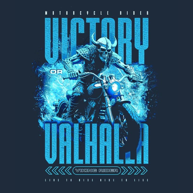 Motorrad Nordische Wikinger Sieg Oder Walhalla