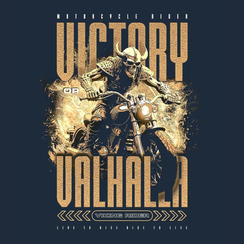 Motorrad Nordische Wikinger Sieg Oder Walhalla