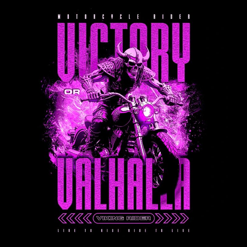 Motorrad Nordische Wikinger Sieg Oder Walhalla