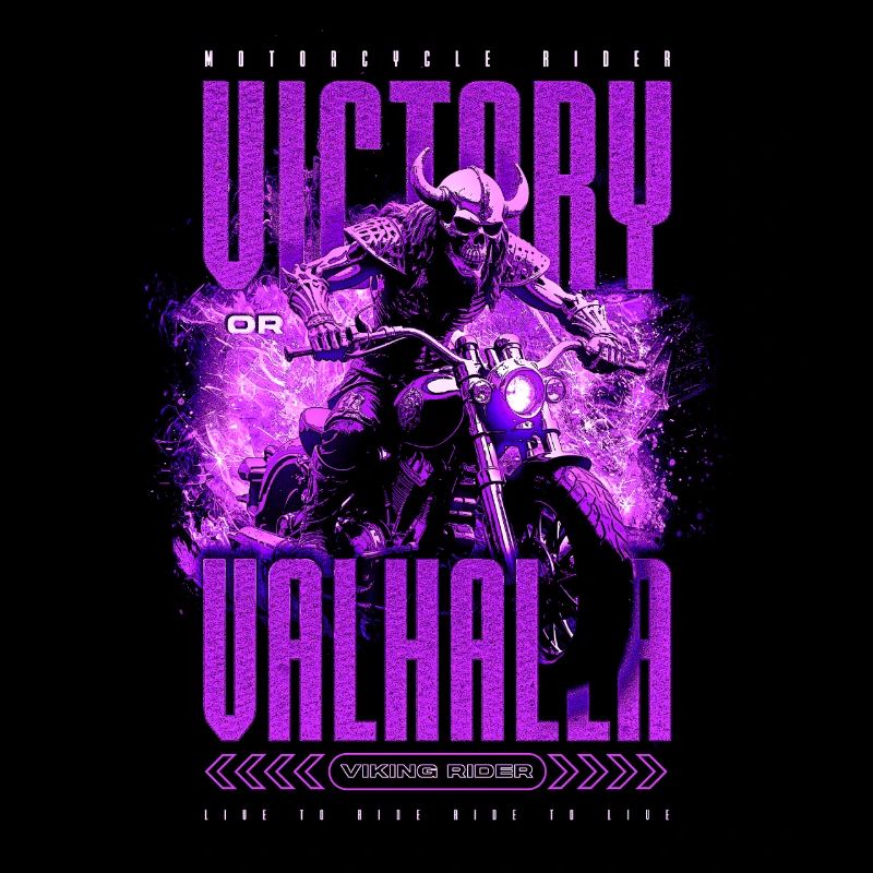 Motorrad Nordische Wikinger Sieg Oder Walhalla