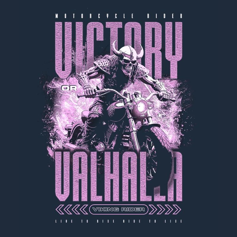 Motorrad Nordische Wikinger Sieg Oder Walhalla