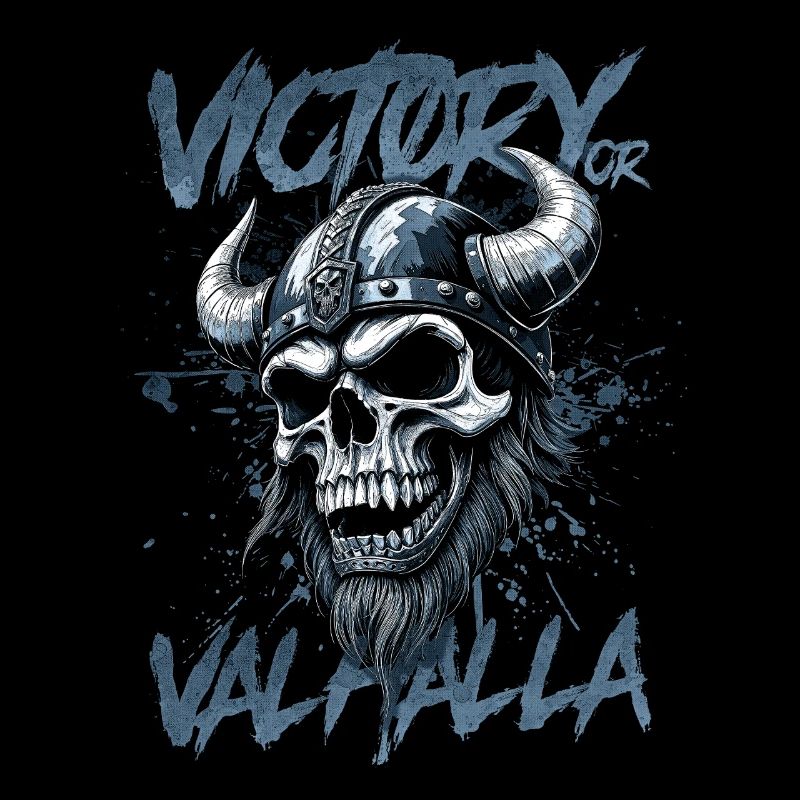 Nordischer Wikingersieg oder Walhalla