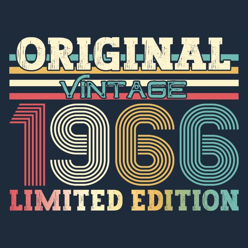 Original 1966 Millésime 1966 Anniversaire 1966