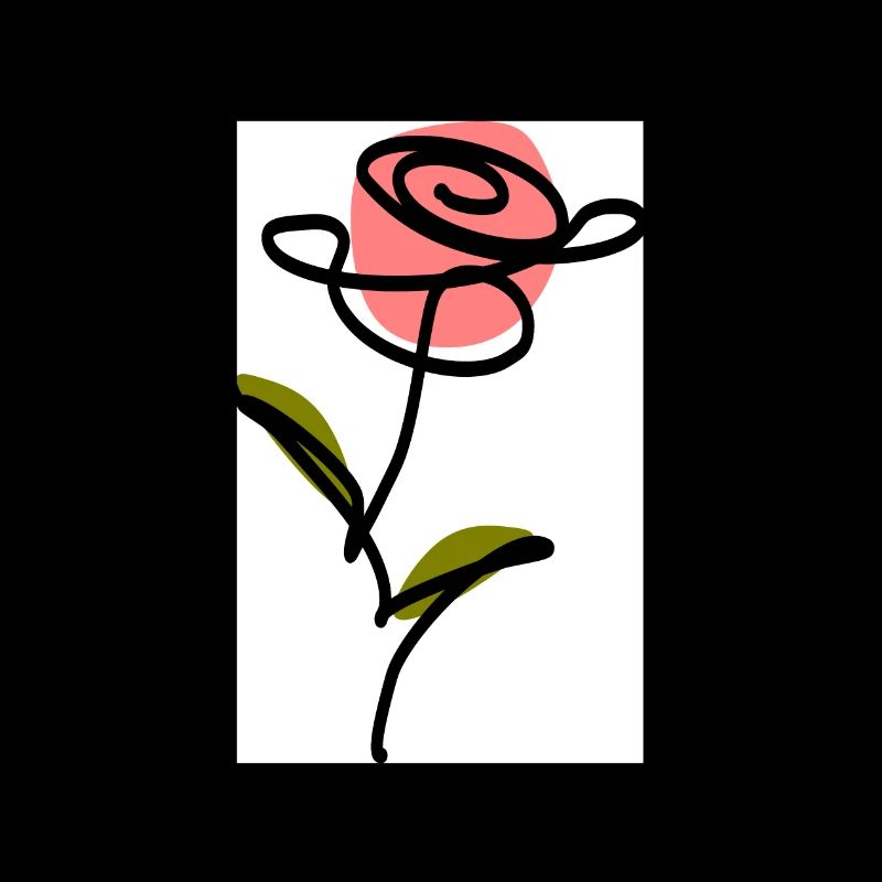 un dessin au trait dessin Fleurs Fleurs Plantes