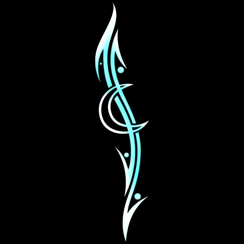 Moon Tribal Tattoo