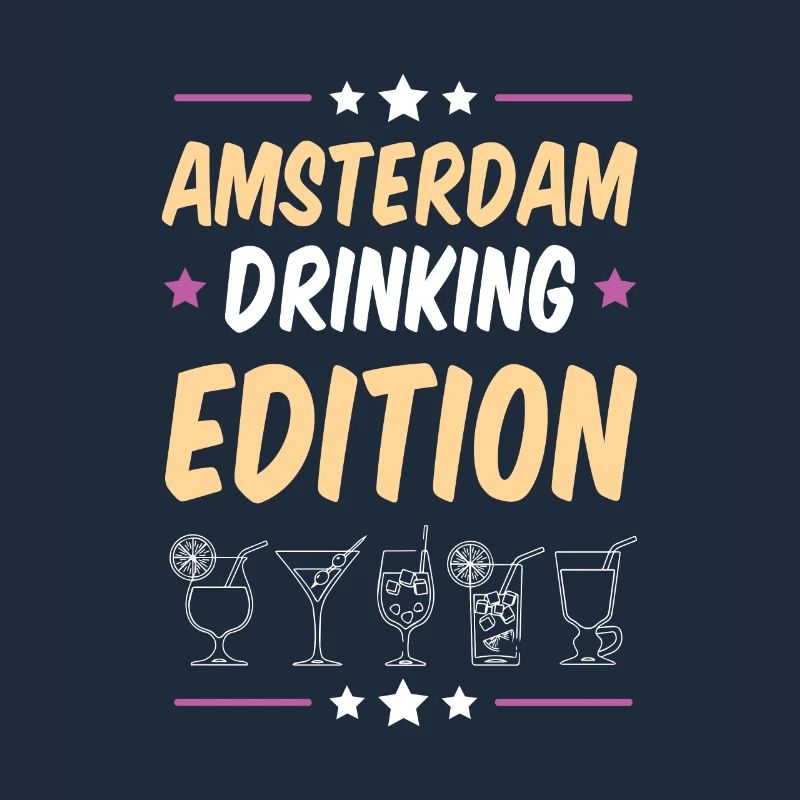 Soirée à boire à Amsterdam