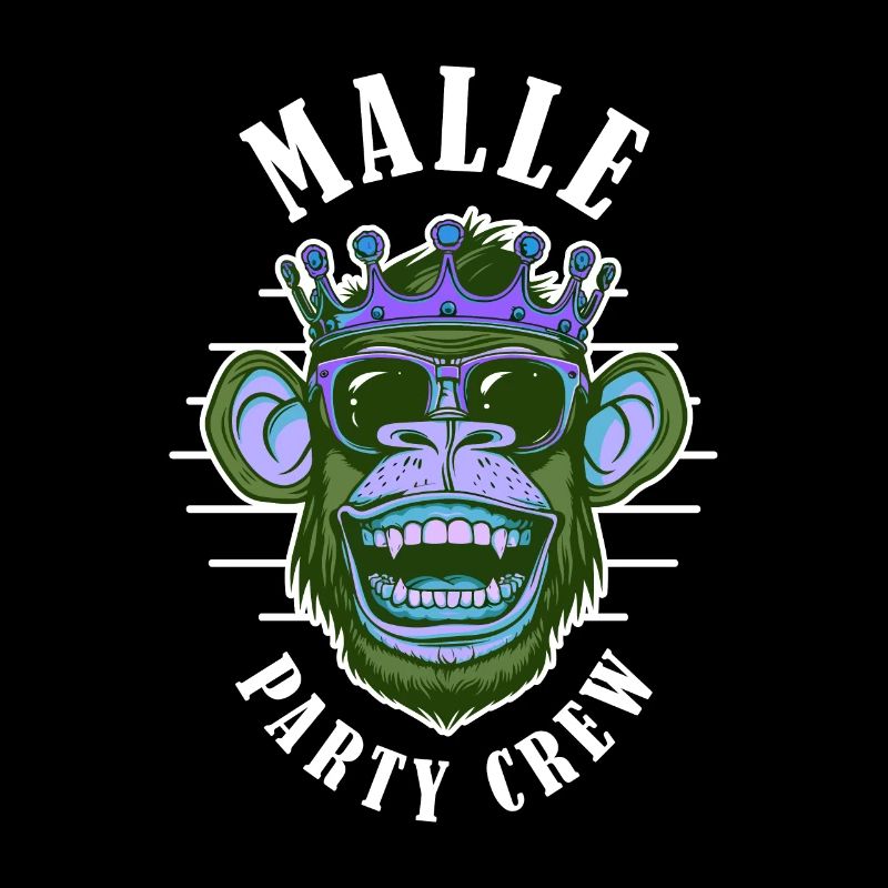 Malle Party Crew Monkey Crown Mallorca
