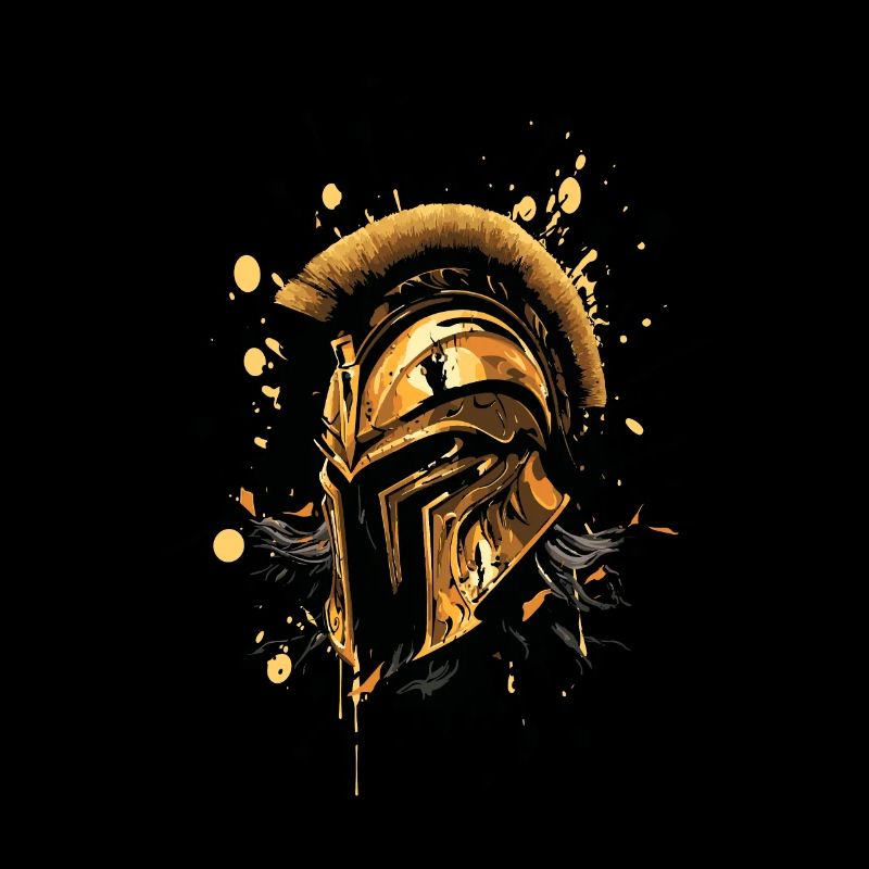 Spartan Portrait Helmet Gladiator