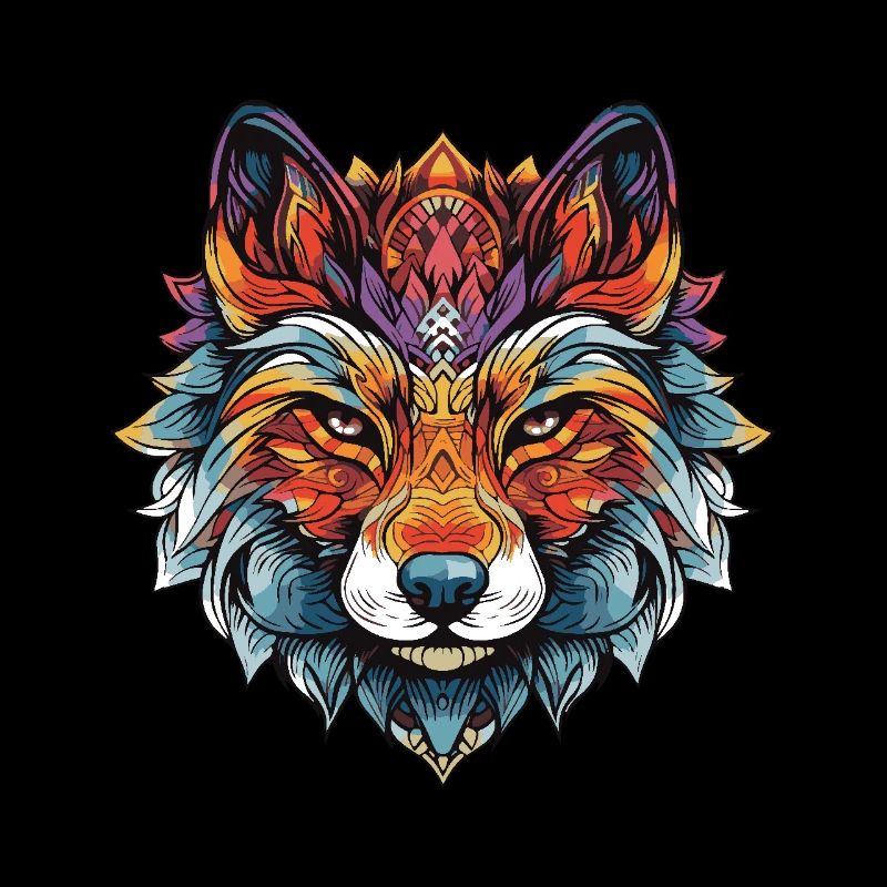 Wolf Portrait Head