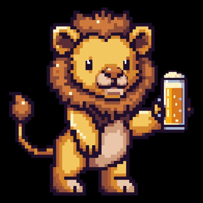Löwe Bier Pixel