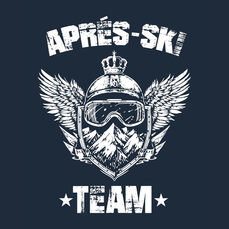 Apres Ski Team Wappen Spruch