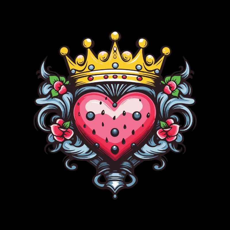 Couronne de coeur amour