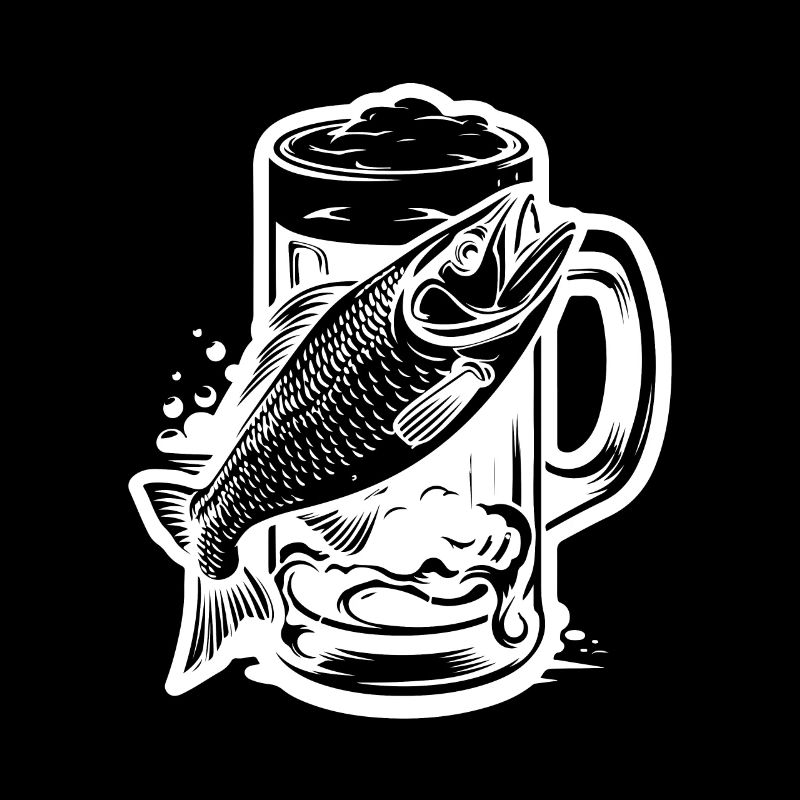Bière Verre Pêche Pêcheur