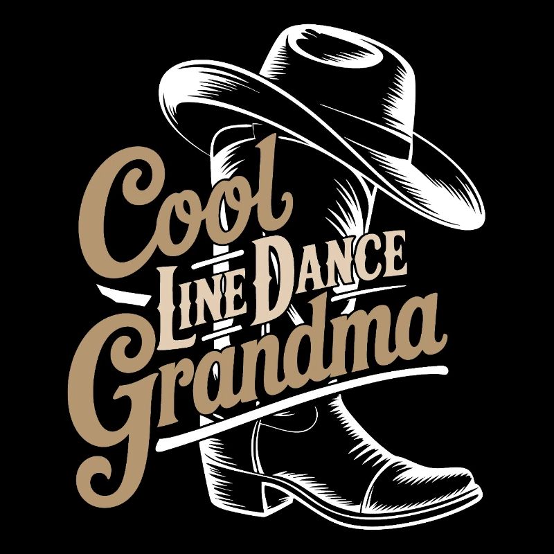Coole Line Dance Oma. Oma hat Freude am Tanzen