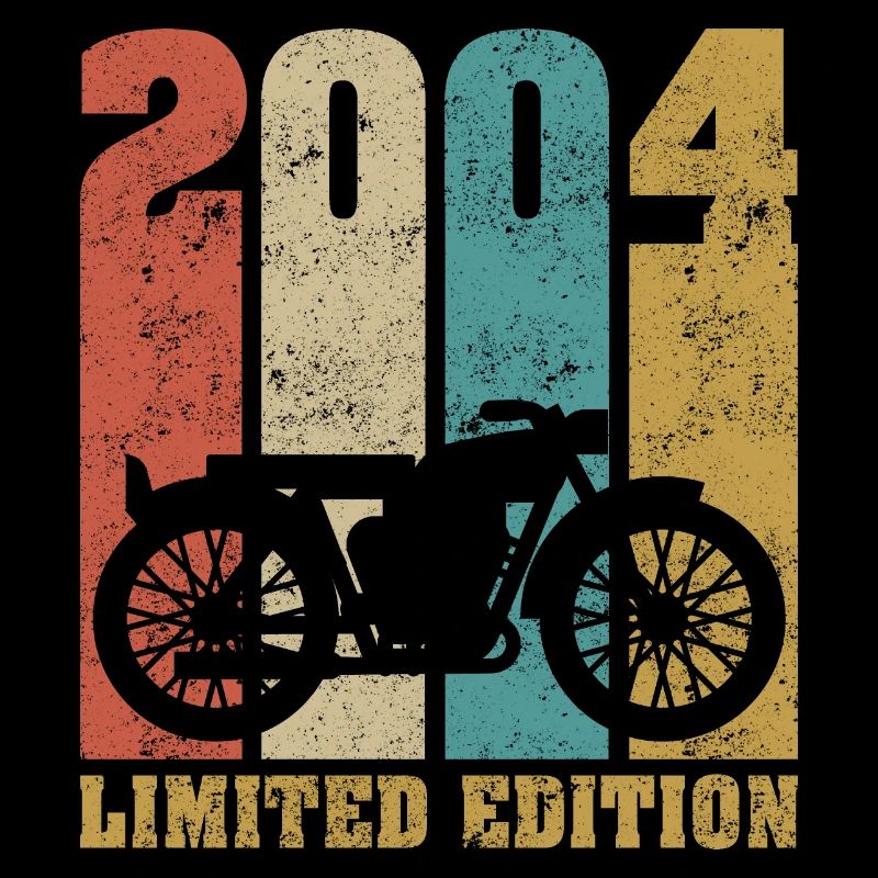 Vintage Motorcycle 2004 Retro Birthday Gift