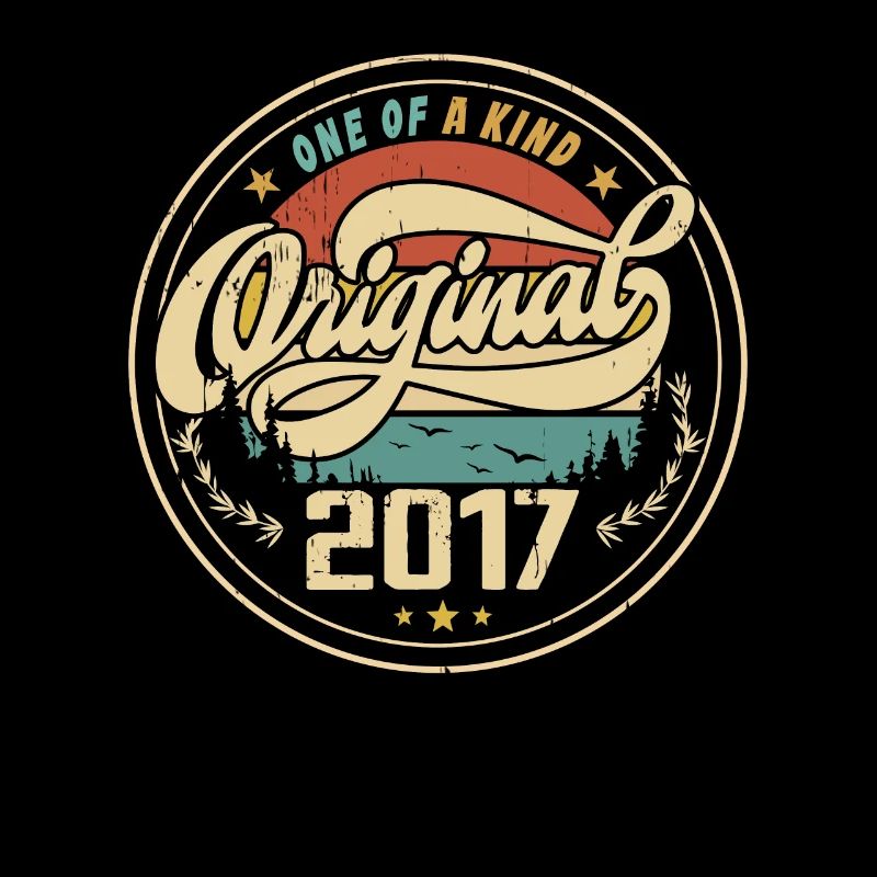 Original 2017 Vintage - Cadeau D’anniversaire 2017