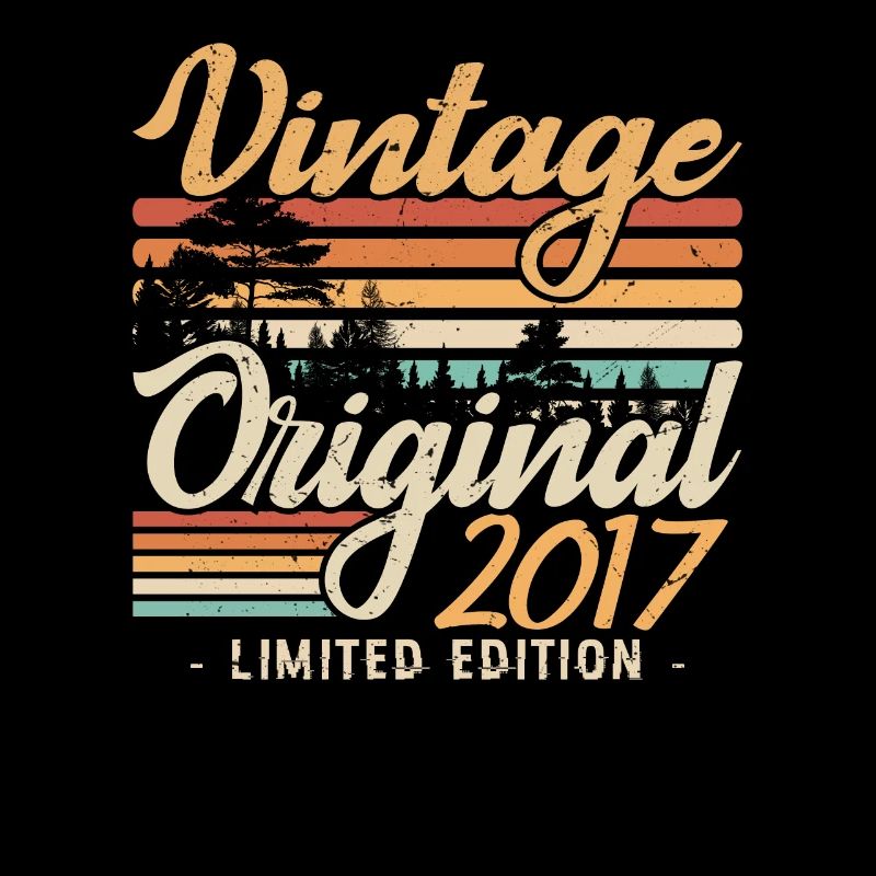 Vintage-Jubiläum Made in 2017 Retro 2017